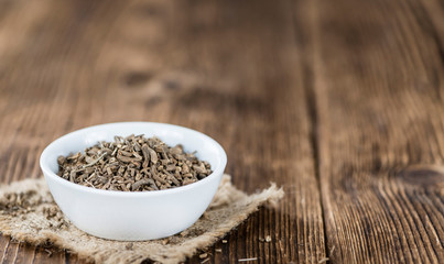 Valerian Roots on a wooden table