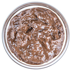 Chocolate Cream isolated on white