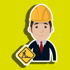 man construction drill helmet