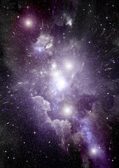 galaxy in a free space