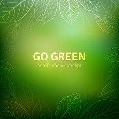 Go green background