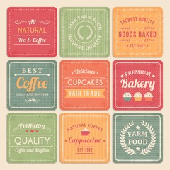 Bakery and cafe cards