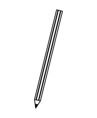 pencil school supply icon
