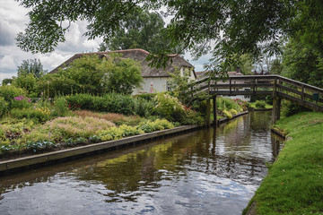 Giethoorn known as Dutch Venice