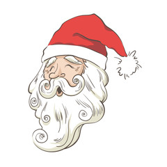 サンタクロース顔