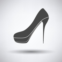 High heel shoe icon