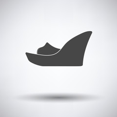 Platform shoe icon