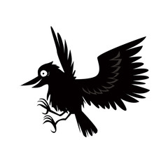 ハロウィンのカラス