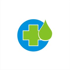 organic cleaning service logo template