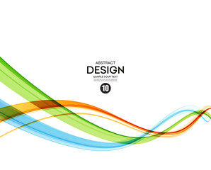 Colorful vector lines. Abstract background