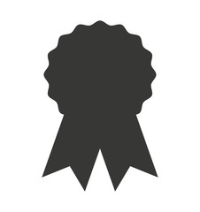 award seal medal silhouette icon