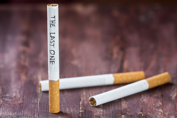 The last cigarette