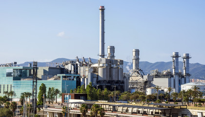 Industry plant in Barcelona