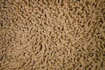brown cleaning doormat or carpet textur