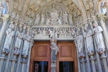 The Cathedral of Notre- Dame, Lausanne, Switzerland.