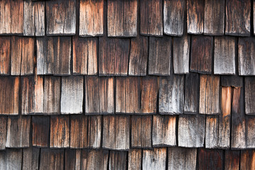 Old wooden background with vertical tile