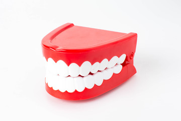 Obraz premium Mouth toy, isolated on white