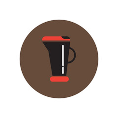 Vector icon on the white backgrounds in circles  blender