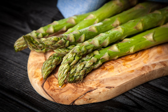 Bunch of fresh asparagus