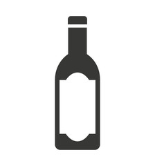 bottle drink beverage silhouette icon