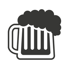beer glass drink beverage silhouette icon