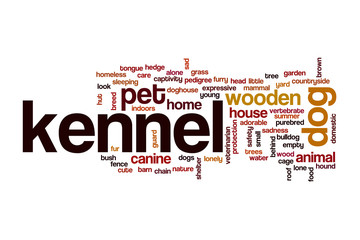 Kennel word cloud concept