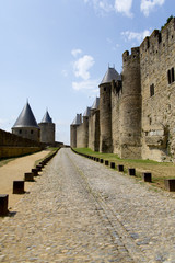 Fototapeta na wymiar Ville de Carcassonne
