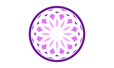 Circle Geometric Ornament Decoration Logo