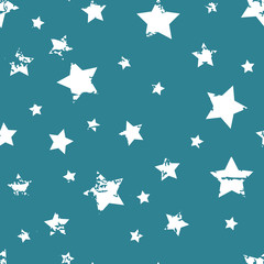 Obraz premium Stars seamless pattern