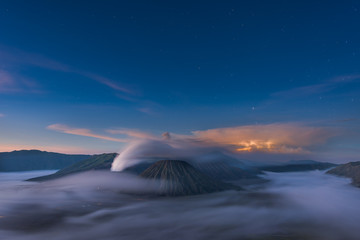 Mt Bromo volcano in the morning