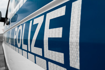 Fototapeta premium Napis policji