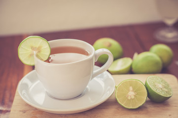 hot lime tea