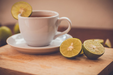 hot lime tea