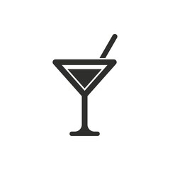 Cocktail - vector icon.