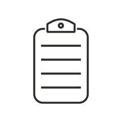 Clipboard - vector icon.