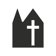 Obraz premium Church - vector icon.