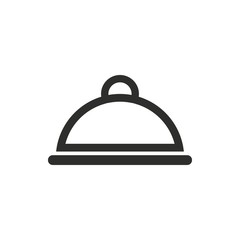 Food cover - vector icon.