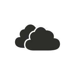 Clouds sky - vector icon.