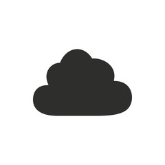 Clouds sky - vector icon.