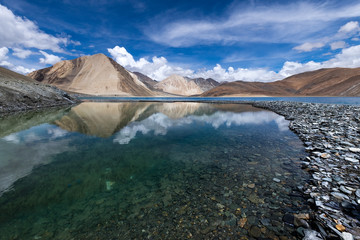 Beautiful Pangong Lake, Leh-Ladakh, Jammu and Kashmir, India