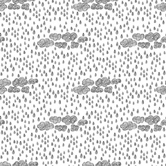 Seamless rain pattern