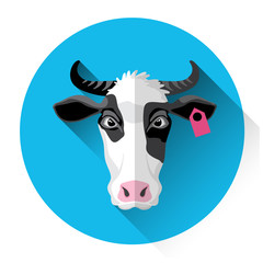 Cow Farm Animal Icon
