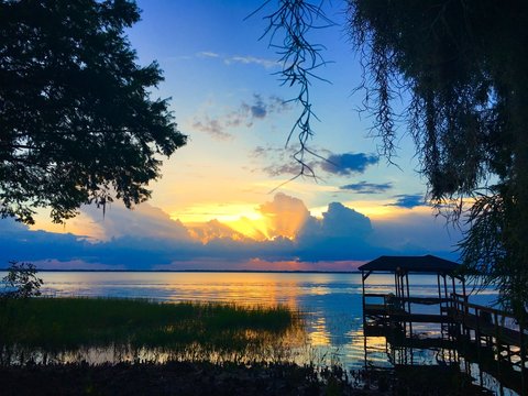 Lake Eustis, Florida At Sunset