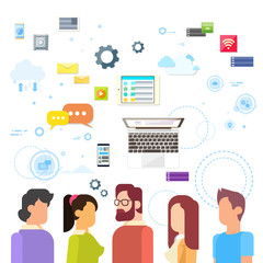 People Digital Device Social Network Communication