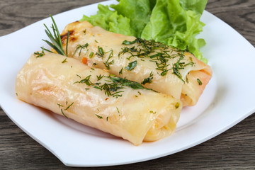 Stuffed cabbage rolls
