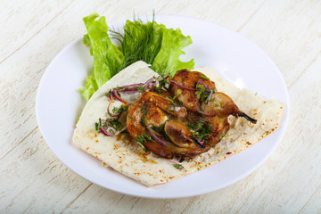Grilled quail