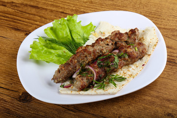 Lamb kebab