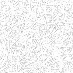 Abstract Background. Paper Cut Tangled Lines. Vector.