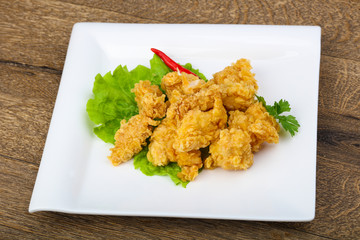 Crispy chicken nuggets