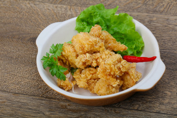 Crispy chicken nuggets